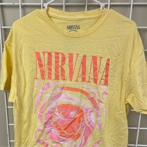 An Unknown Band Named Nirvana T-Shirt Size Large. Cotton. Licensed. Short sleeve